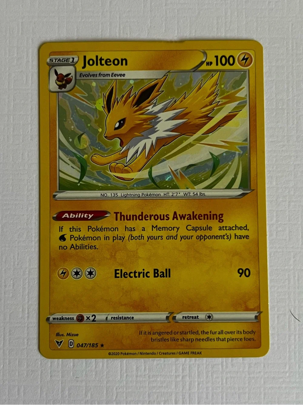 Pokémon TCG Lightning Card Lot - Luxray, Jolteon, Electabuzz, and Electrik
